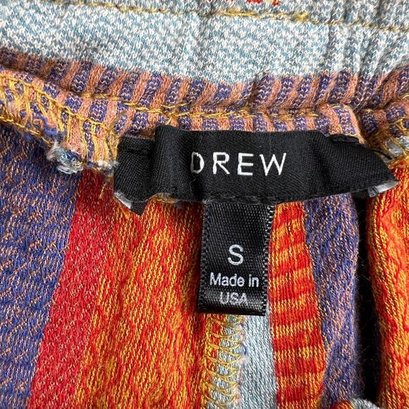 Anthropologie Drew Wide Leg Multi Stripe Pants Boho CA80904 Agave Size S - Picture 3 of 9